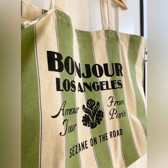 Sézane on the Road canvas tote bag - Picture 2 of 5